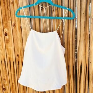 Tobi Strappy Blouse Tank Light Pink Size Medium